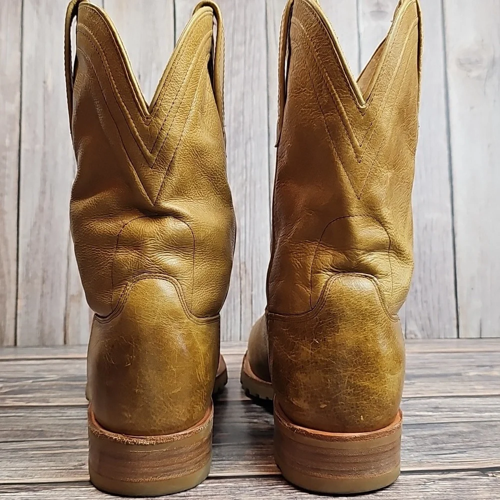 TACOVAS THE STOCKTON BISON ROPER STYLE WESTERN BOOT